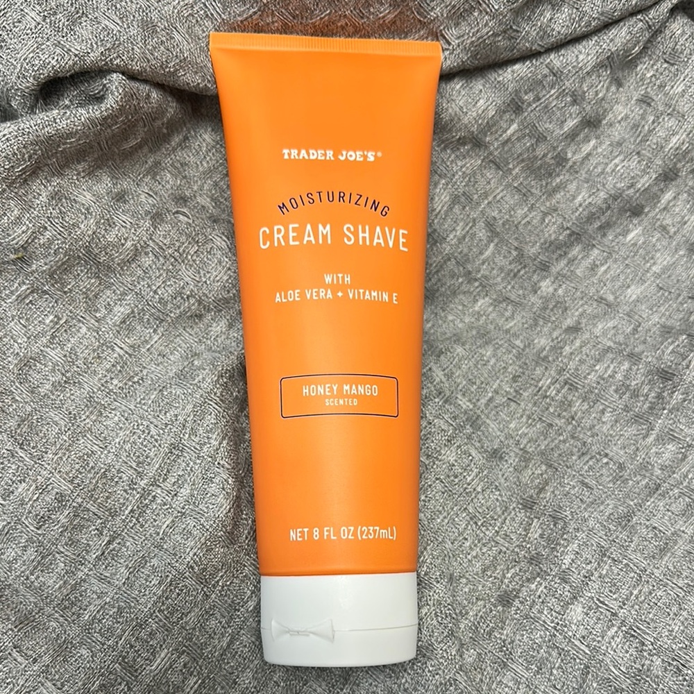 Trader Joe’s moisturizing cream, shave with aloe vera and vitamin E - sealed!